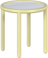 Butter Helix Side Table