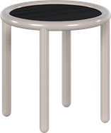 Fog Grey Helix Side Table