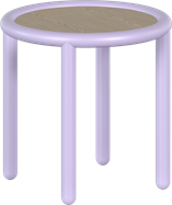 Lavender Helix Side Table