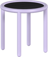 Lavender Helix Side Table