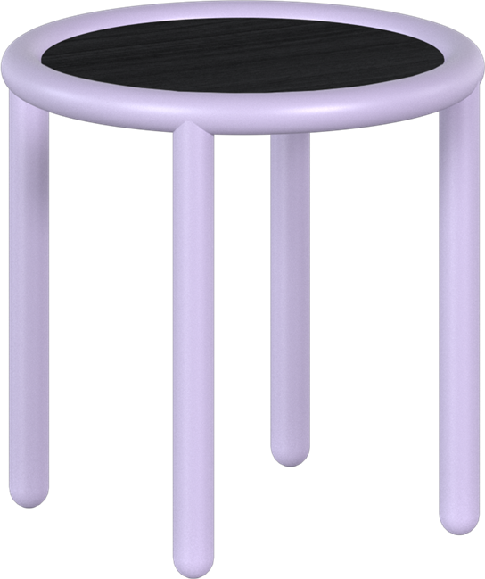 Lavender Helix Side Table