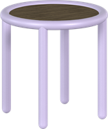 Lavender Helix Side Table