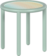 Mint Sorbert Helix Side Table