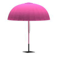 Umbrella Domed - 2.4m - Magenta