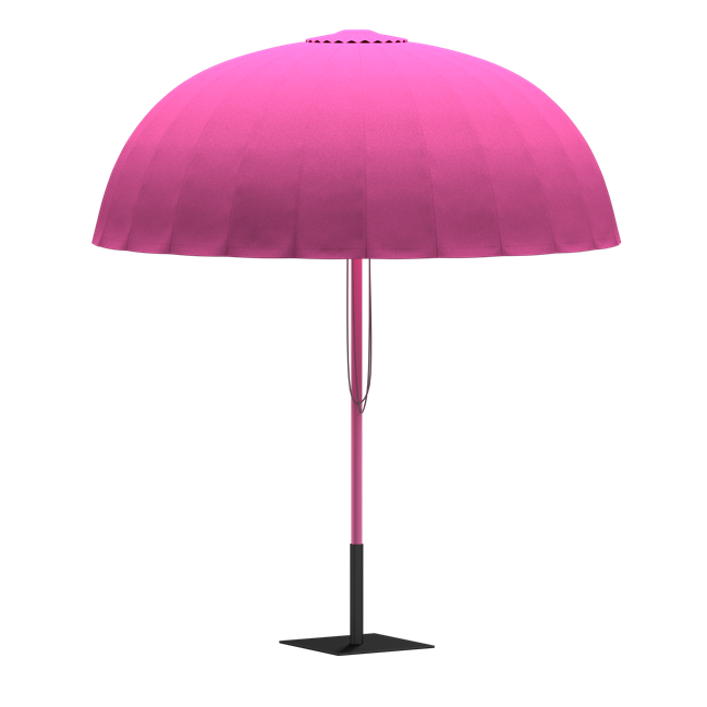 Umbrella Domed - 2.4m - Magenta