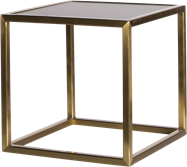 Gold Linear Table Riser Frame - Black Top - 30 x 30 x 30cm H