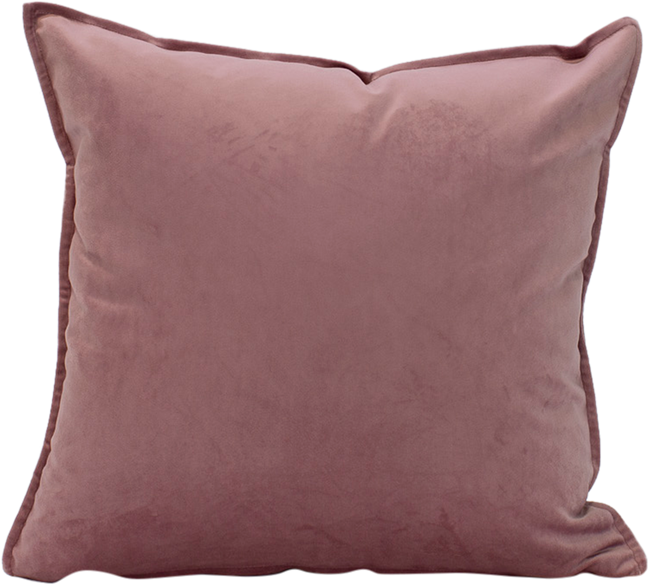 Velvet Cushion - Rose - 45 x 45cm