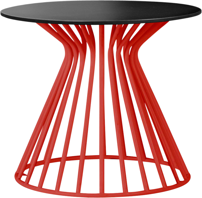 Red Monroe Side Table