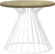 White Monroe Side Table