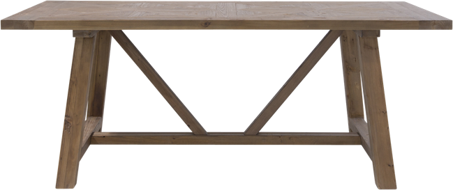 Parquetry Dining Table - 200 x 100cm Rect