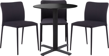 Plus Cafe Table Package - 3 chairs