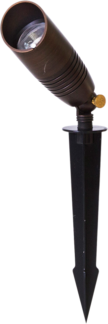 Brass LED Garden Light  (12w / warm white / dimmable)