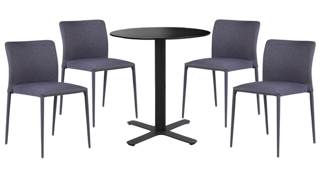 Plus Cafe Table Package - 4 chairs