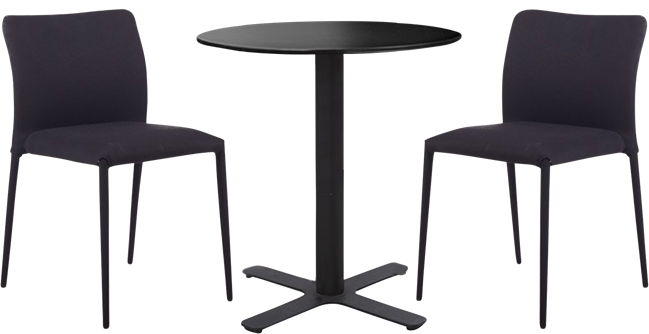 Plus Cafe Table Package - 2 chairs