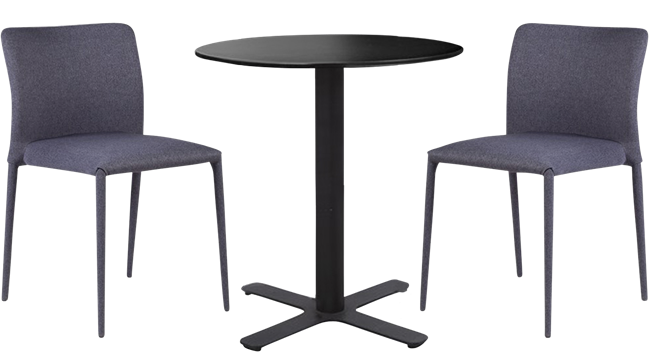 Plus Cafe Table Package - 2 chairs