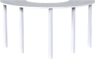Pluto Bar Table - Semi Circle
