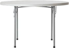 Dining Table - Poly - 121cm Rnd