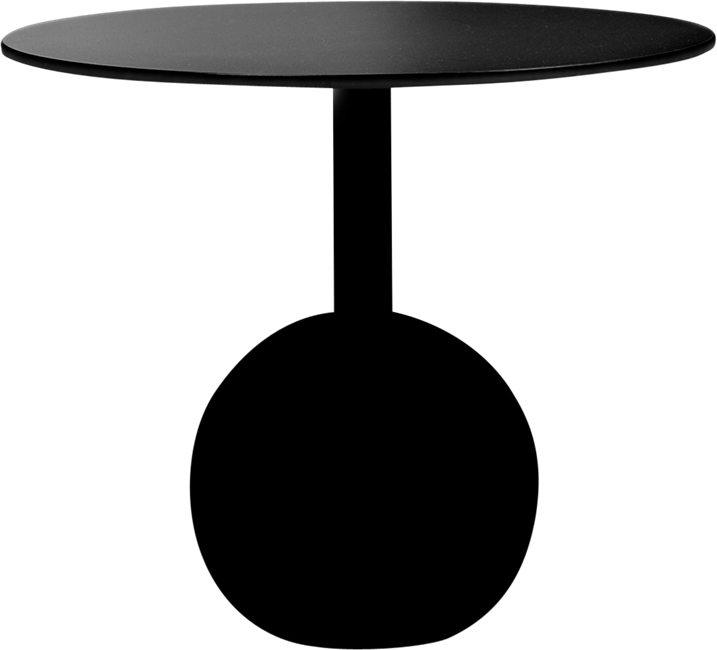 Black Shape Side Table 