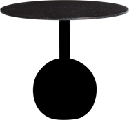 Black Shape Side Table 