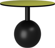 Black Shape Side Table 