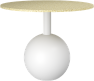 White Shape Side Table 