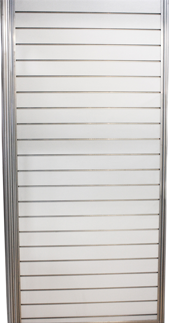 Slat wall WHITE 2400 x 970mm