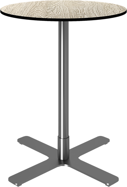 Stainless Plus Cafe Table - 60cm Rd