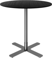 Stainless Plus Cafe Table - 80cm Rd