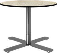 Stainless Plus Side Table Round