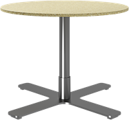 Stainless Plus Side Table Round