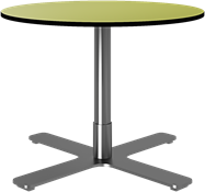 Stainless Plus Side Table Round