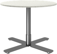 Stainless Plus Side Table Round