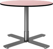 Stainless Plus Side Table Round