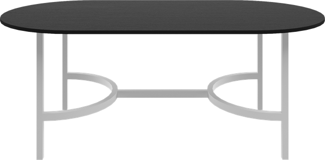 White Arc Coffee Table