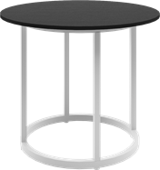White Arc Side Table