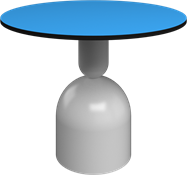 White Ava Side Table