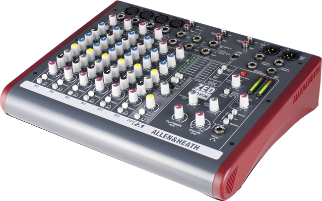 Audio Mixer: A&H Zed10 - 4ch Mic/2ch line with FX