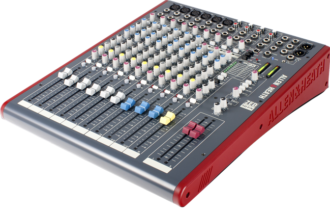 Audio Mixer: A&H Zed12 - 6ch Mic line 3 Stereo with FX