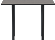 Pluto Rectangular Bar Table - Black Frame